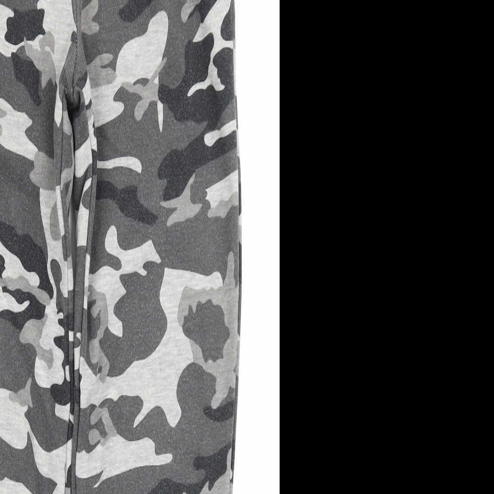 Primark Boys Grey Camouflage  Jogger Trousers Size 10-11 Years