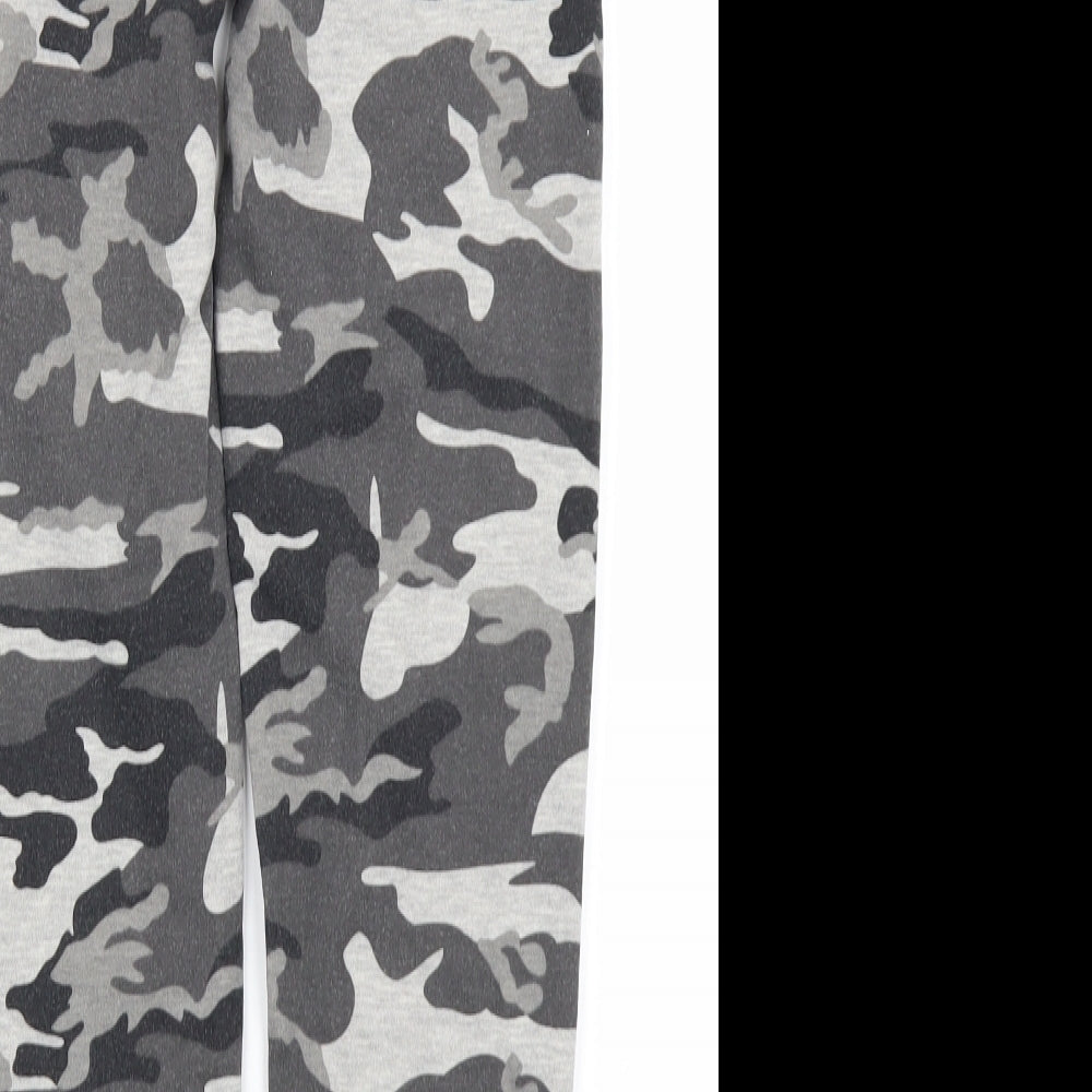 Primark Boys Grey Camouflage  Jogger Trousers Size 10-11 Years