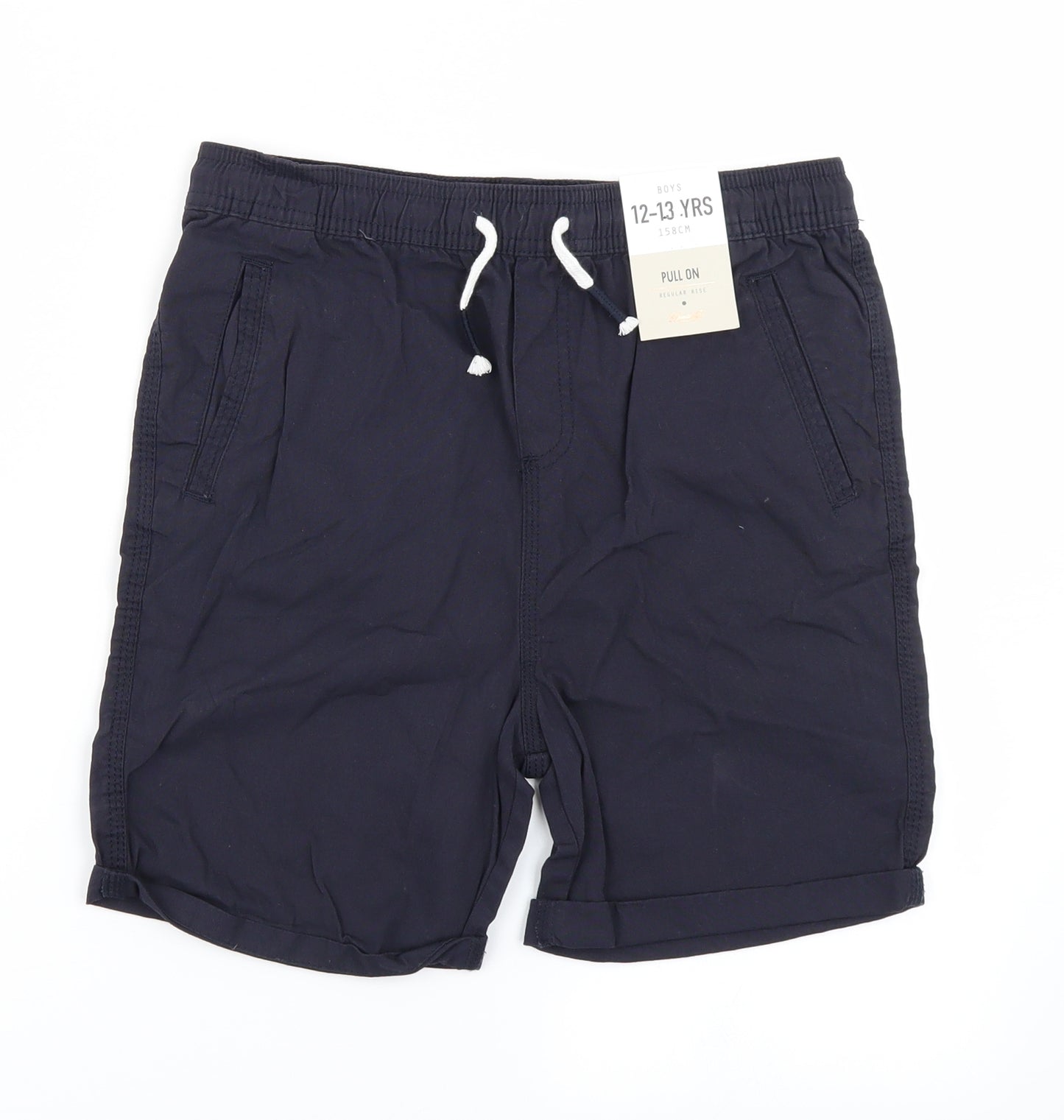 Denim Co Boys Blue   Chino Shorts Size 12-13 Years