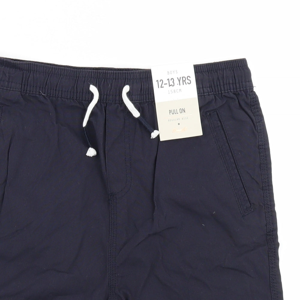 Denim Co Boys Blue   Chino Shorts Size 12-13 Years