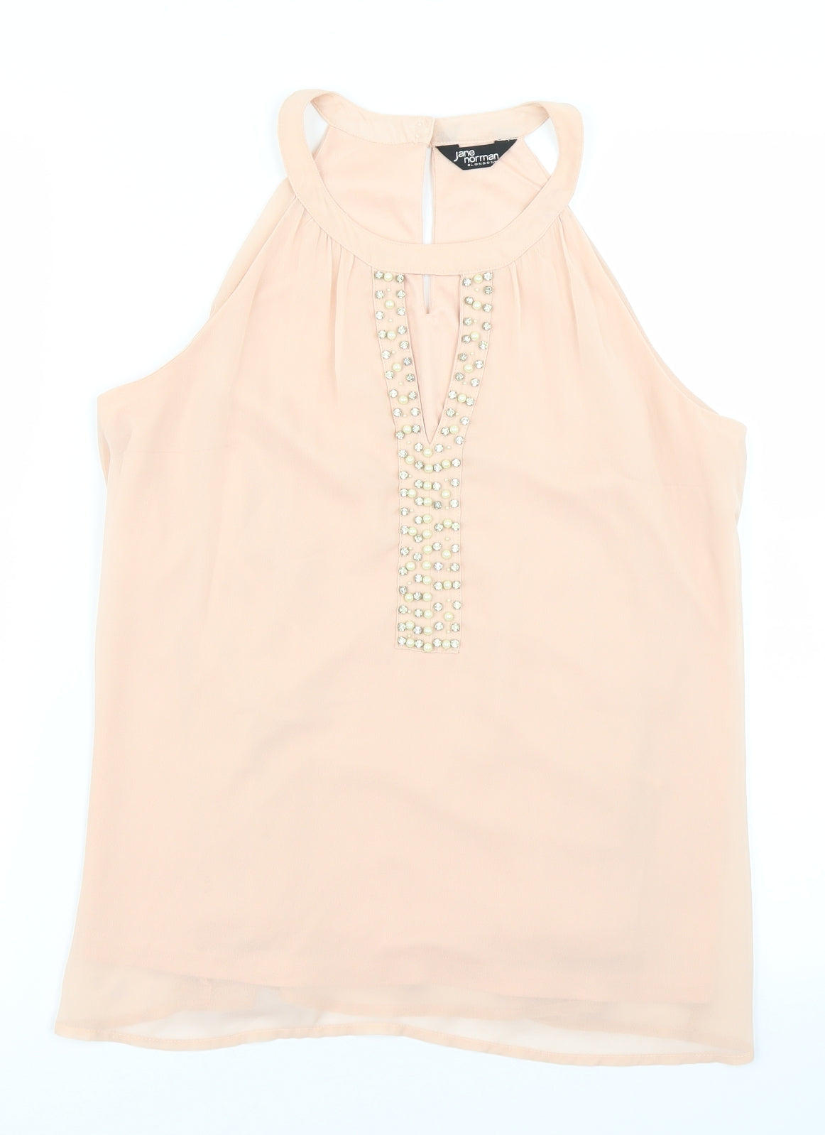 Jane Norman Womens Pink   Basic Blouse Size 10