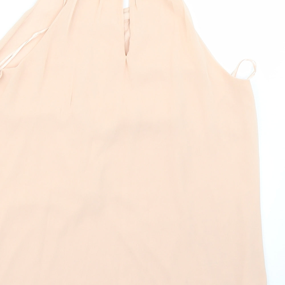 Jane Norman Womens Pink   Basic Blouse Size 10