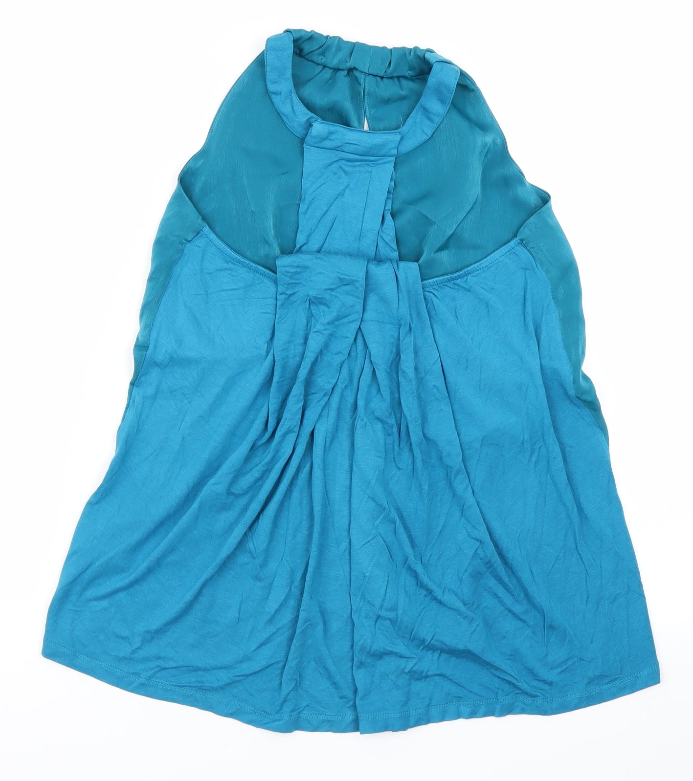 V Womens Blue   Basic Blouse Size 8