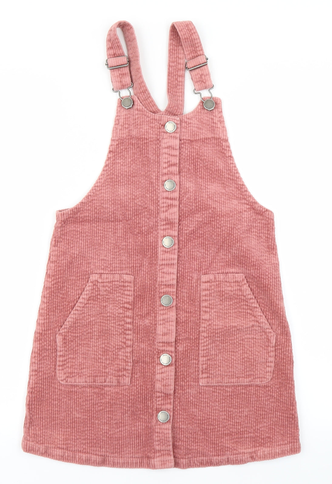 NEXT Girls Pink   Pinafore/Dungaree Dress  Size 11 Years