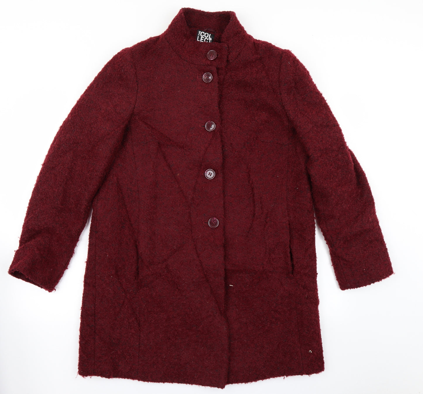 The Collection Womens Red   Overcoat Coat Size 14