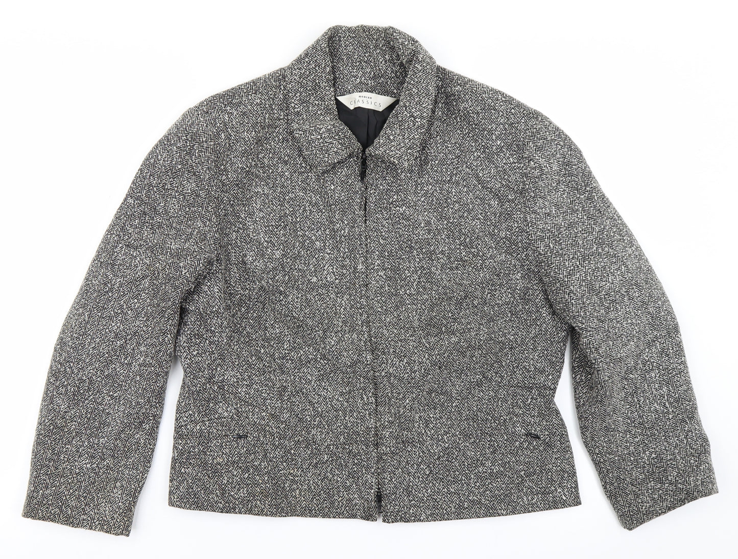 Classics Womens Grey   Jacket  Size 14