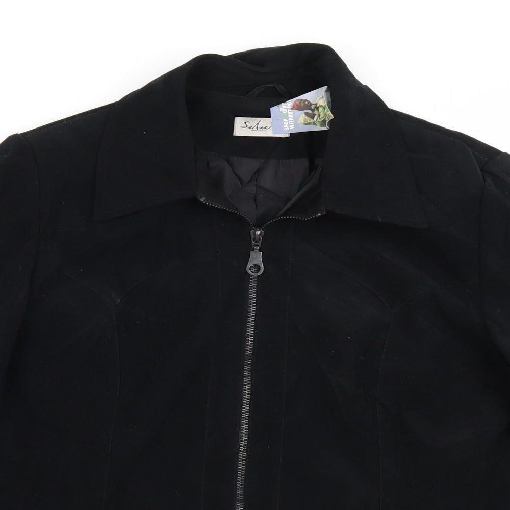 Select Womens Black   Jacket  Size 12