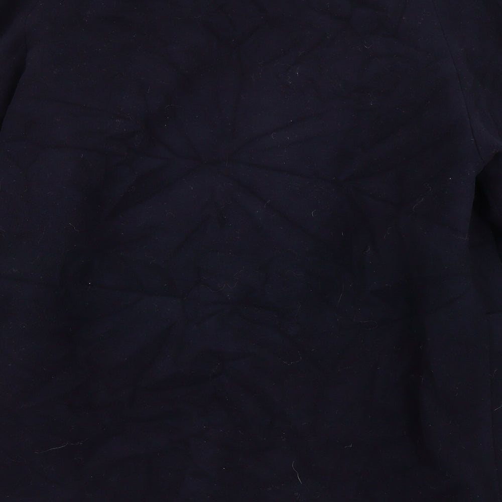 Preworn Womens Blue   Overcoat Coat Size 16
