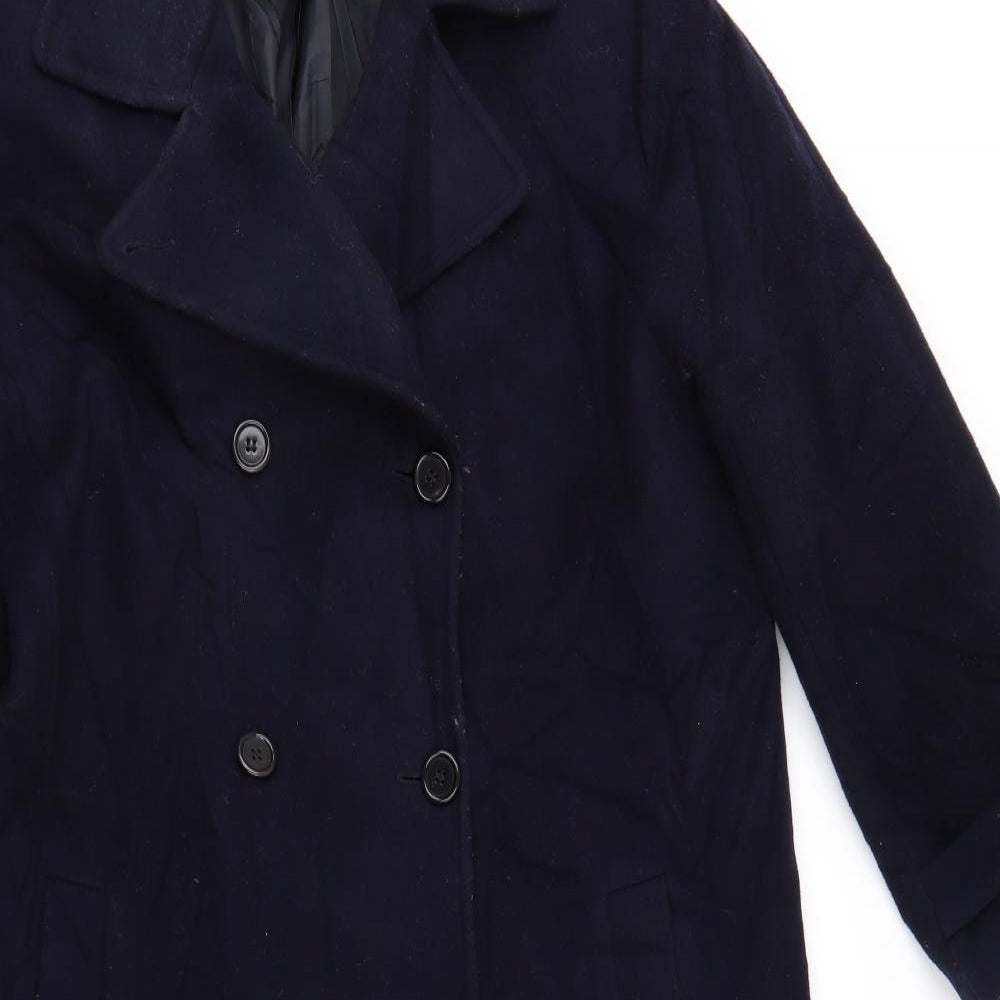 Windsmoor Womens Blue   Overcoat Coat Size 10