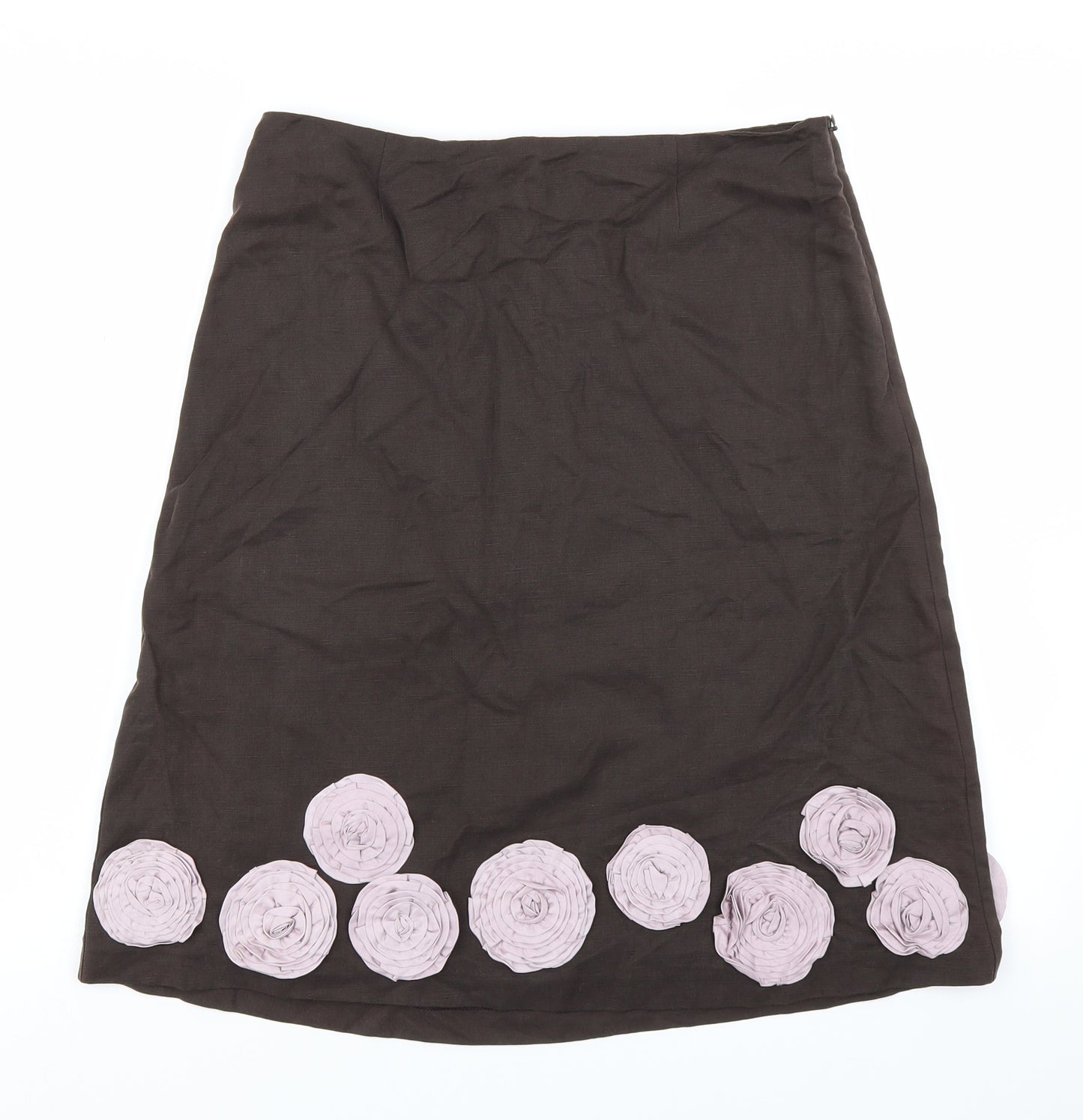 Boden Womens Brown   A-Line Skirt Size 12