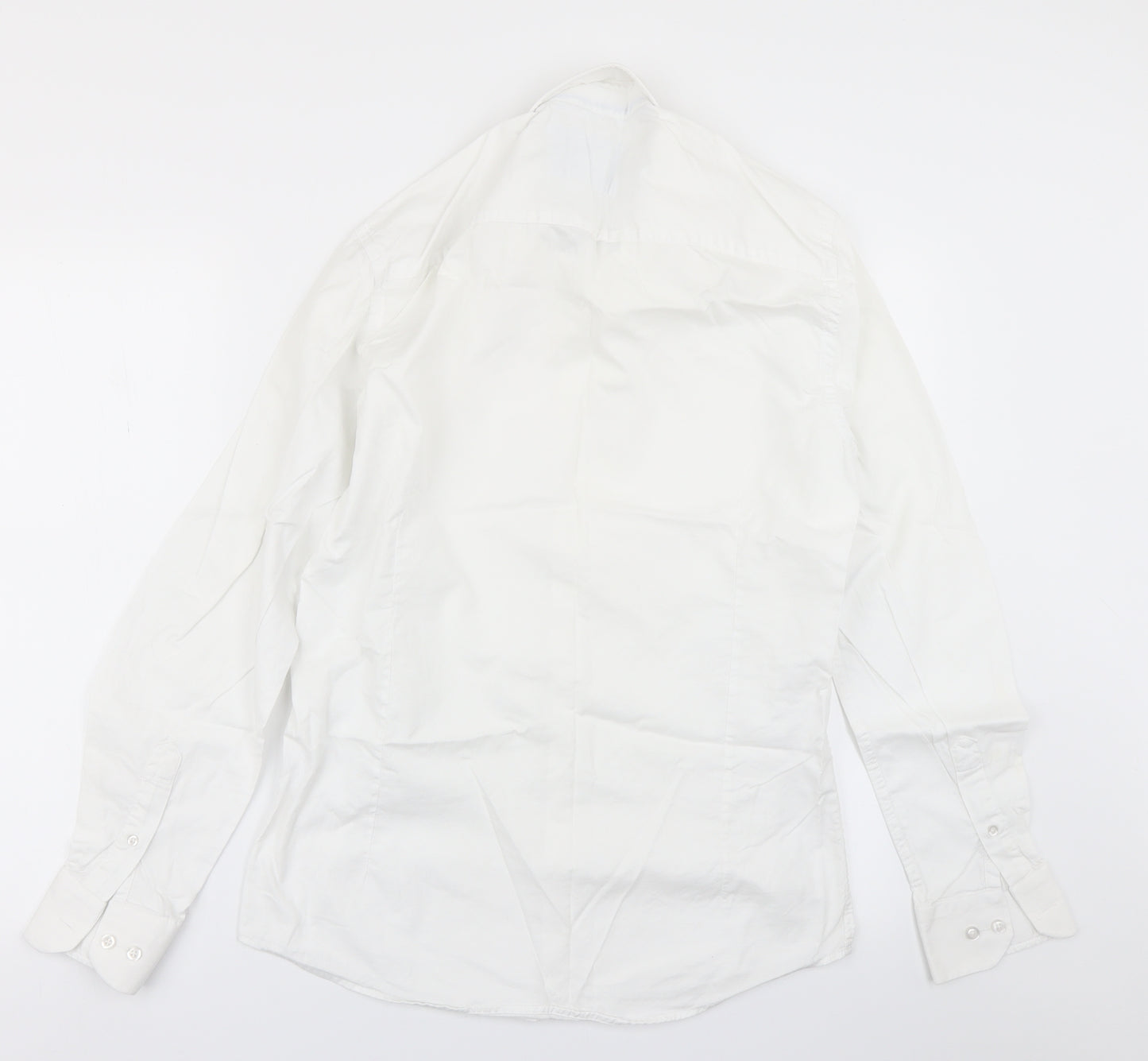 C Tailormade Mens White    Dress Shirt Size M