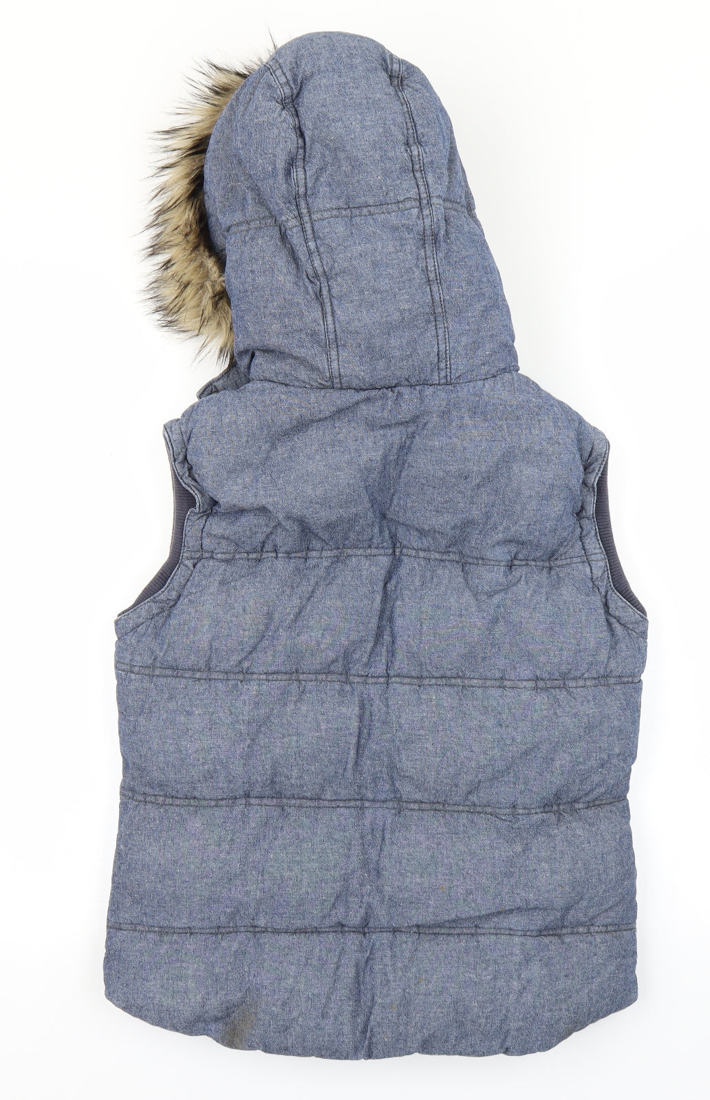 Jack Wills Womens Blue   Gilet Coat Size 8