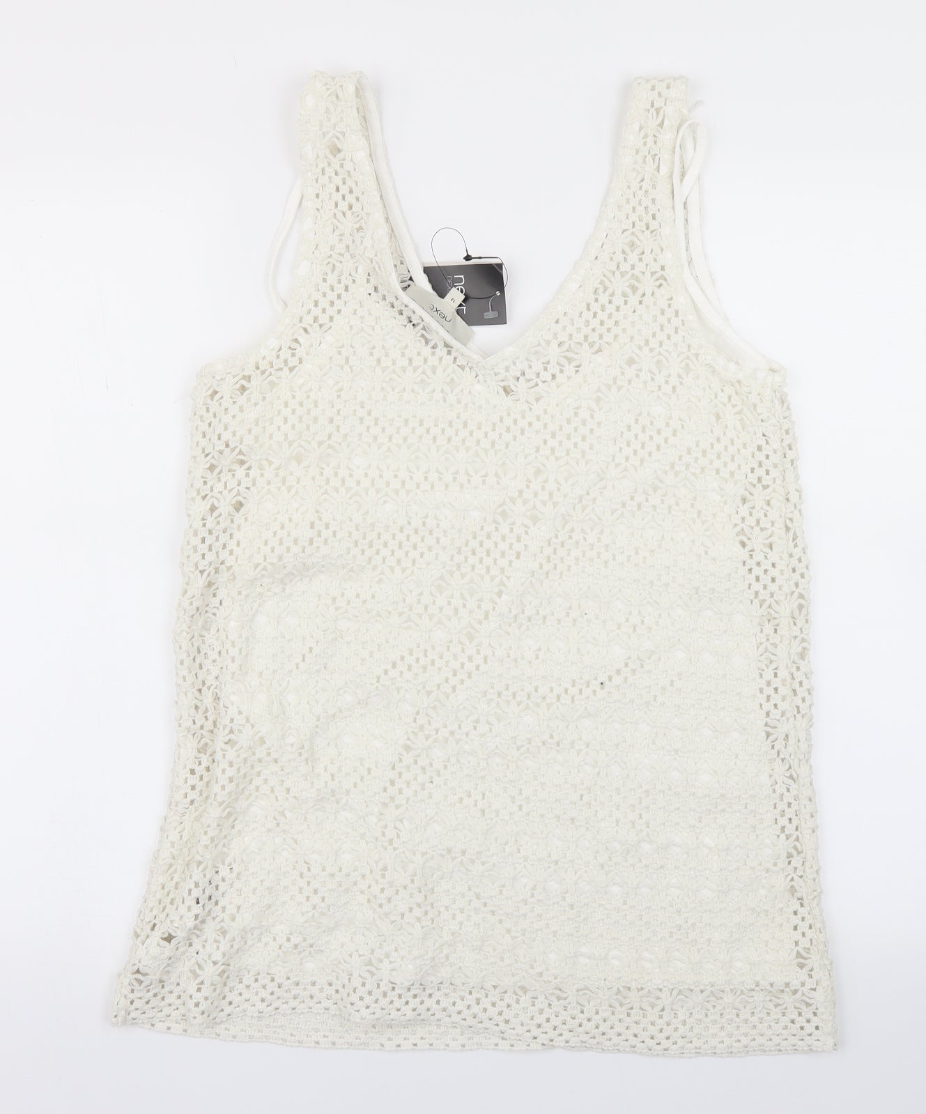 NEXT Womens White   Basic Tank Size 12