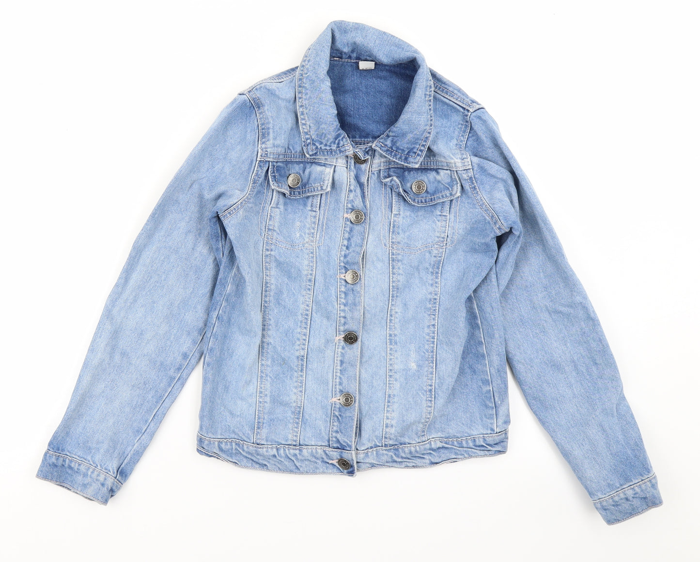 TU Girls Blue  Denim Jacket  Size 9-10 Years