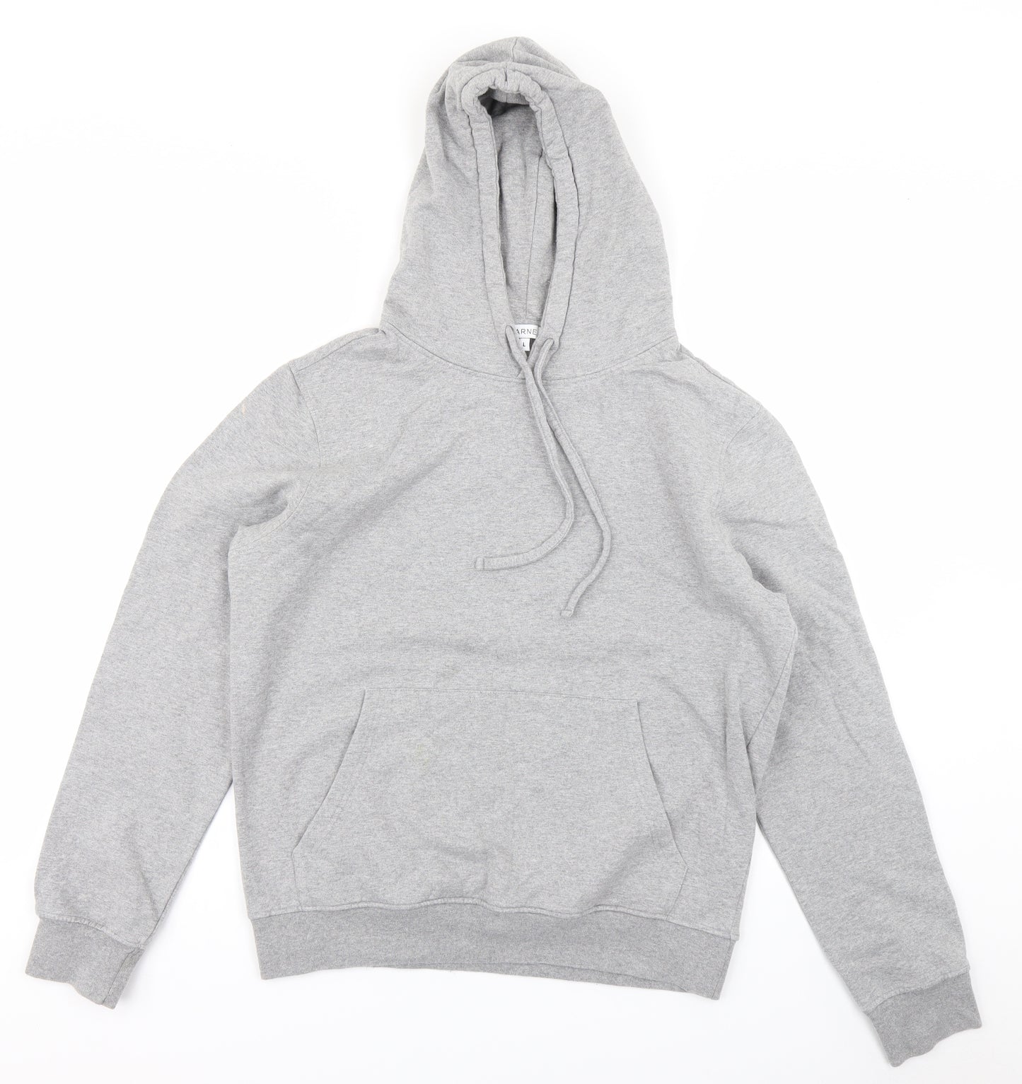 Arne Mens Grey   Pullover Hoodie Size L