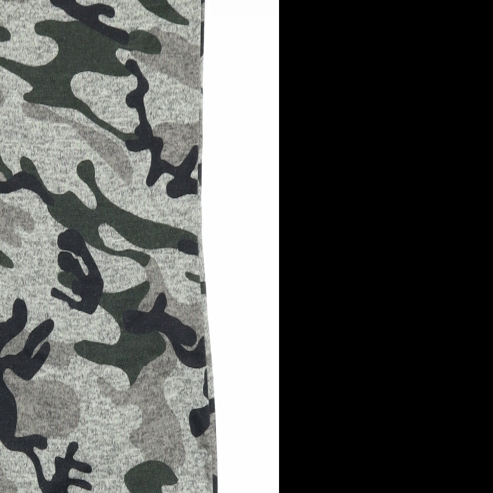 New Look Womens Green Camouflage  Bodycon  Size 10