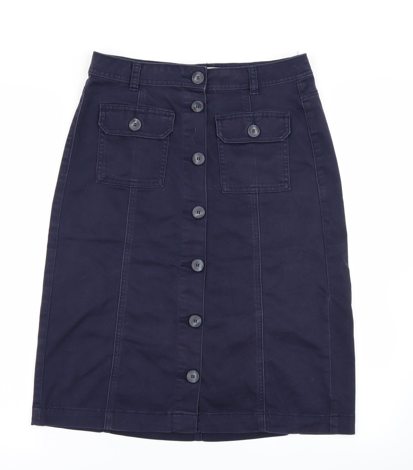Nutmeg Womens Blue   A-Line Skirt Size 8