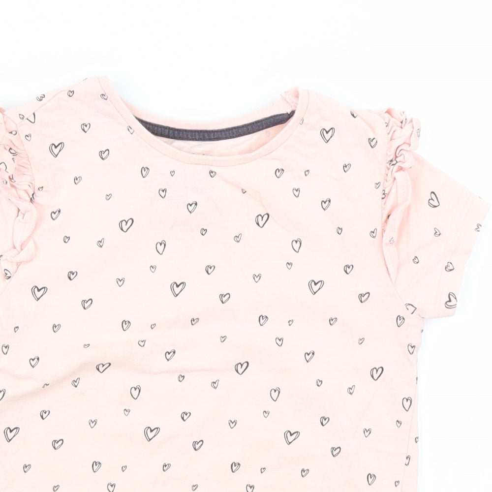F&F Girls Pink   Basic T-Shirt Size 3-4 Years