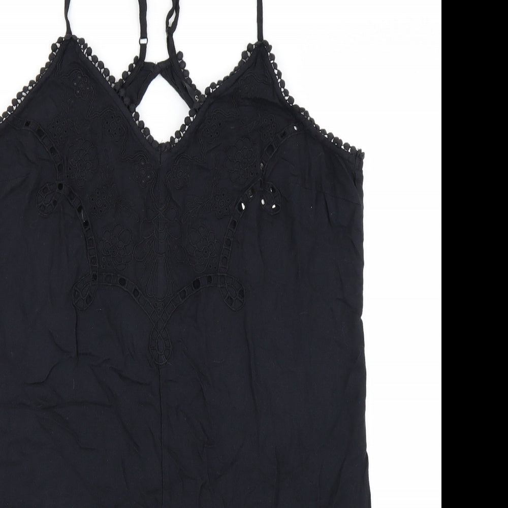 George Womens Black   Playsuit One-Piece Size 10