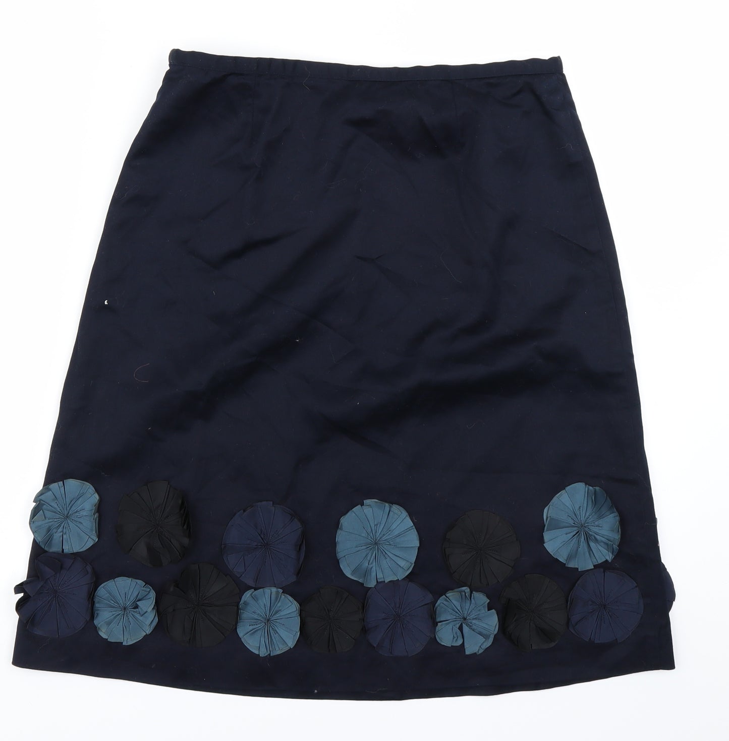 Boden Womens Blue   A-Line Skirt Size 12