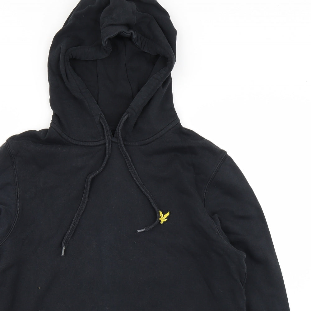 Lyle & Scott Mens Black   Pullover Hoodie Size M