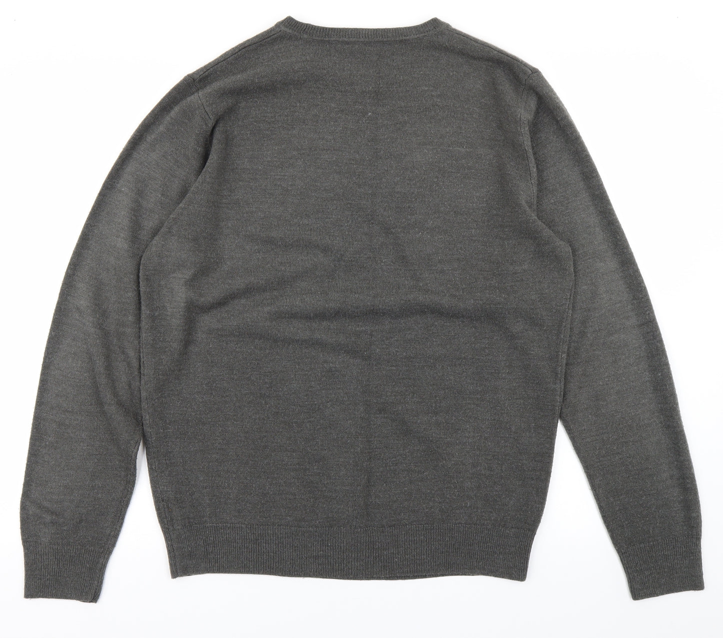 George Mens Grey   Pullover Jumper Size M