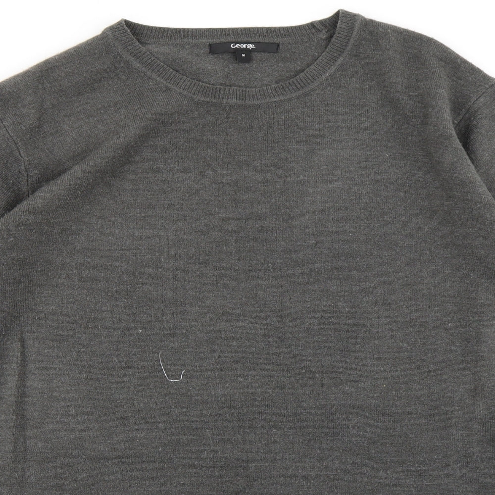 George Mens Grey   Pullover Jumper Size M