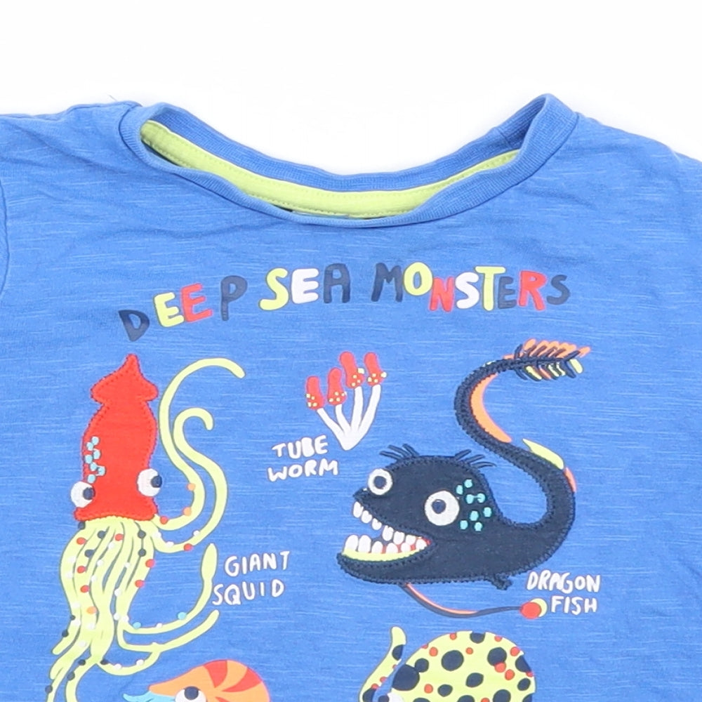 Mini Club Boys Blue   Basic T-Shirt Size 12-18 Months