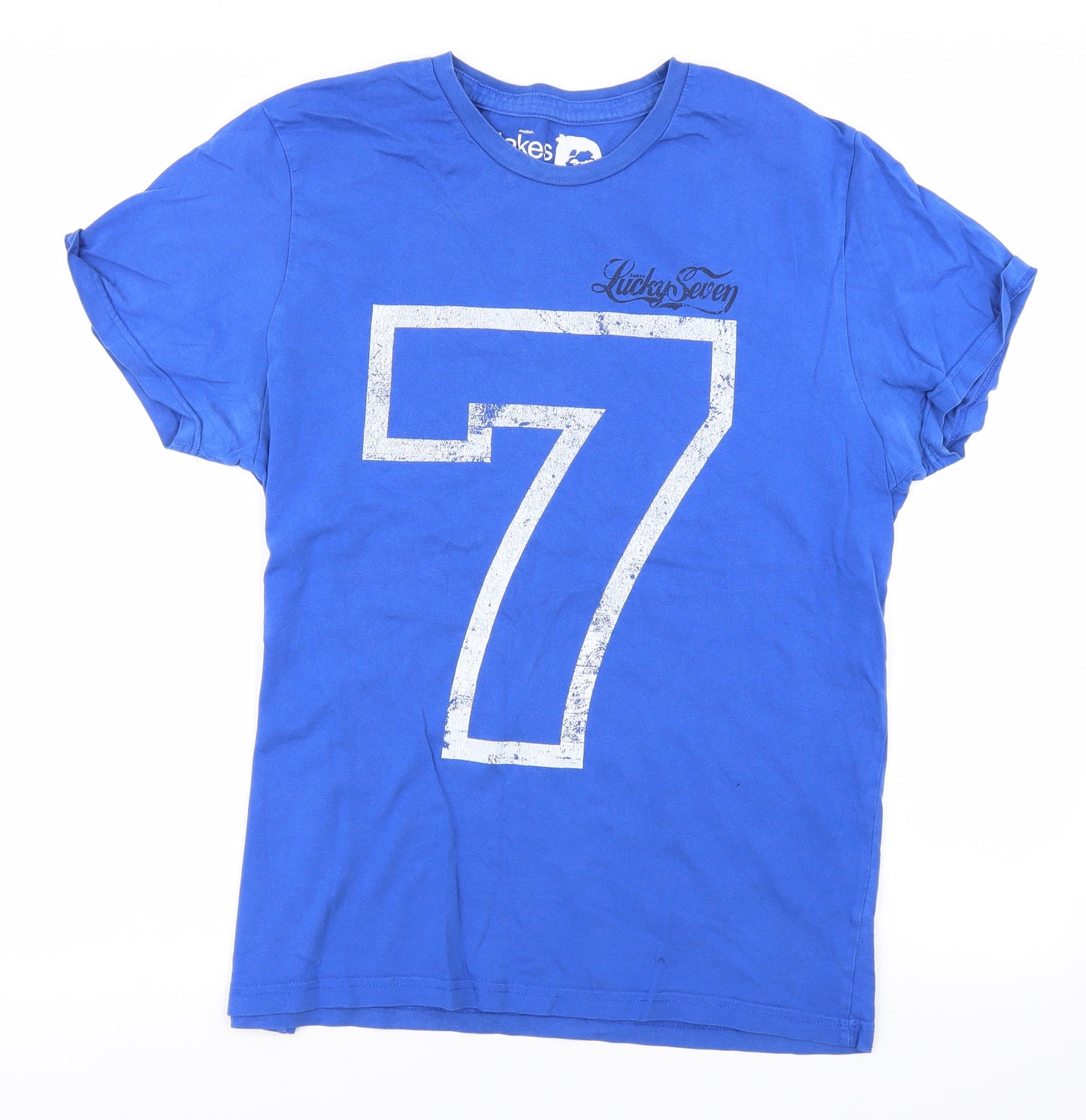 Jakes Mens Blue    T-Shirt Size M