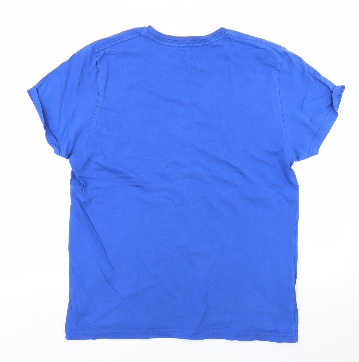 Jakes Mens Blue    T-Shirt Size M