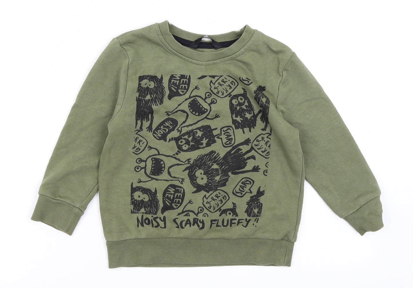 George Boys Green   Pullover Sweatshirt Size 2-3 Years