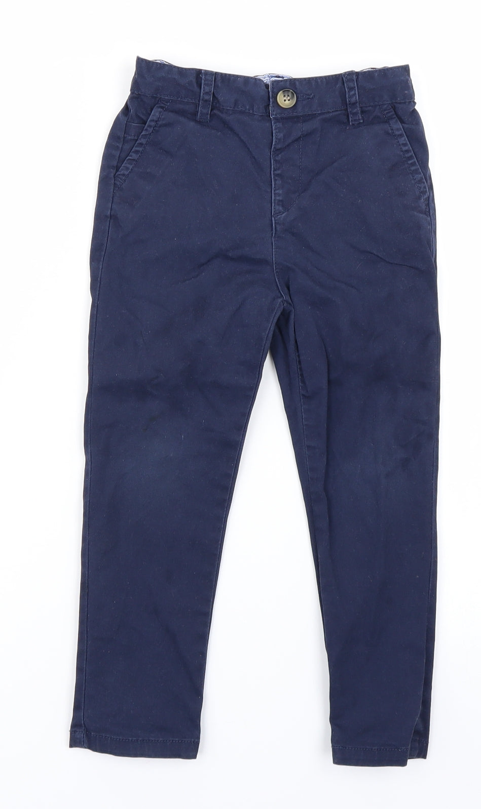 Matalan Boys Blue   Chino Trousers Size 3-4 Years