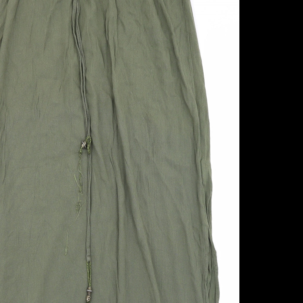 Papaya Womens Green   Maxi Skirt Size 16