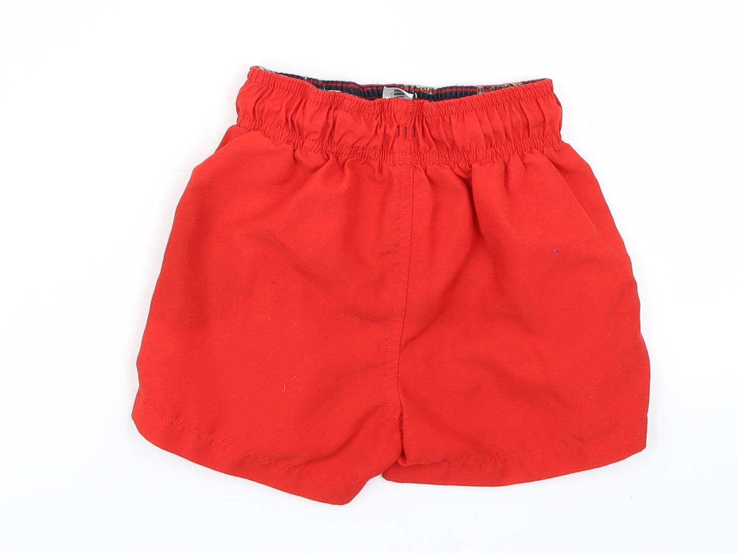 Nutmeg Boys Red   Utility Shorts Size 3-4 Years - Dinosaur
