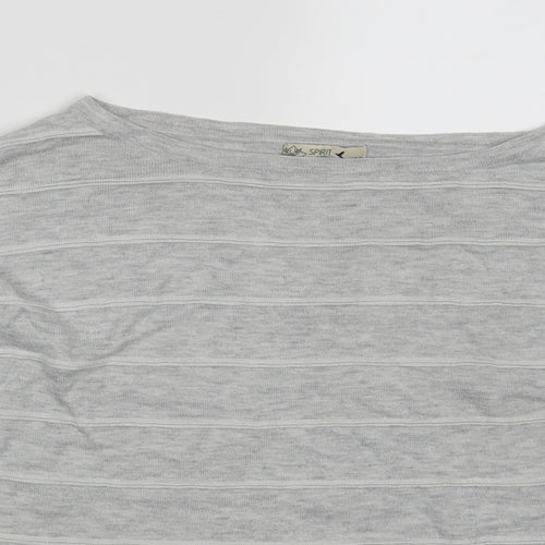 SPIRIT  Womens Grey   Pullover Sweatshirt Size 12