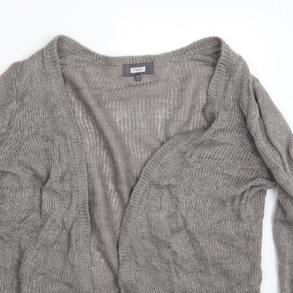 NEXT Womens Grey   Cardigan Jumper Size 16