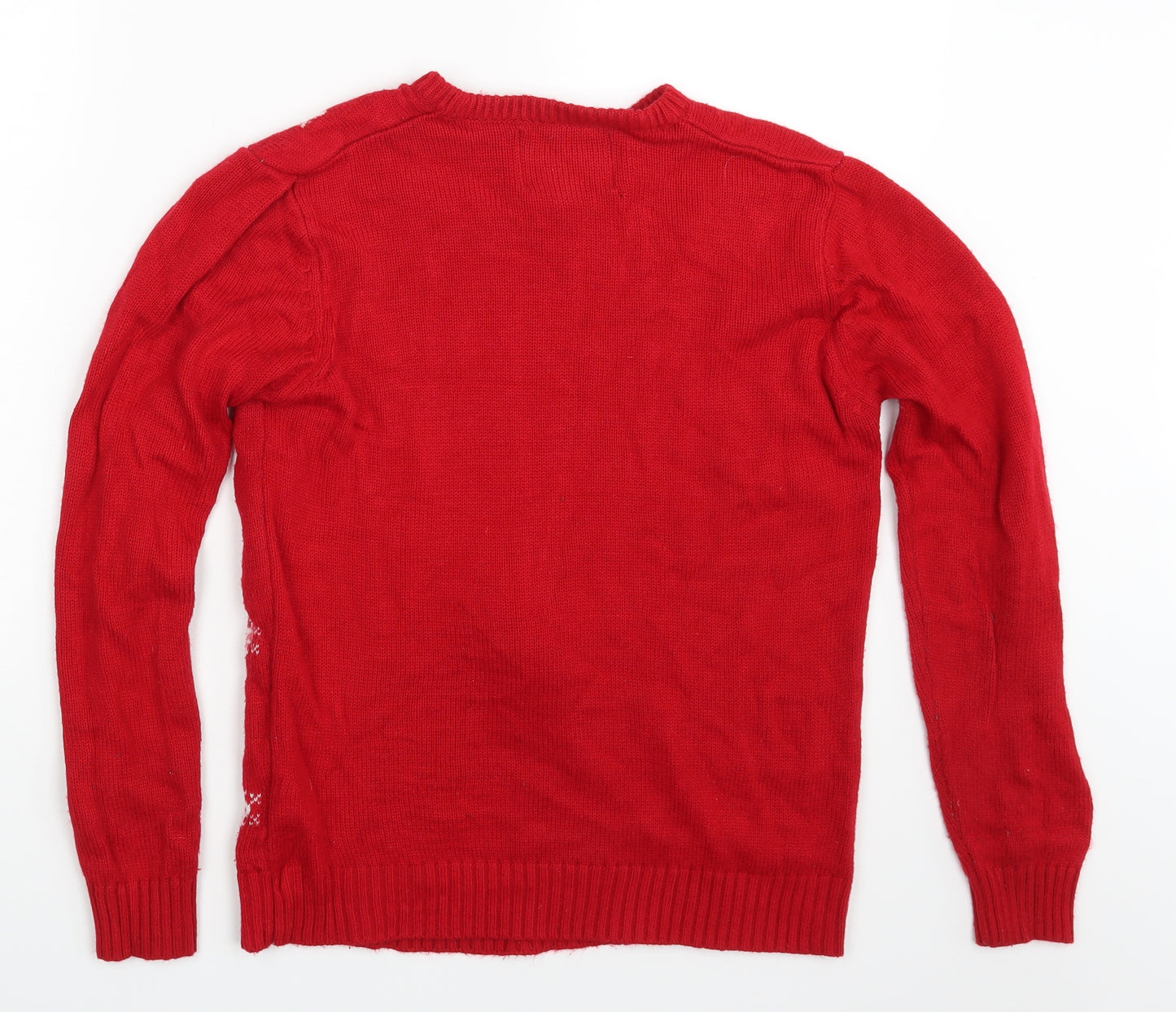 Christmas  Mens Red   Pullover Jumper Size S  - Christmas Jumper