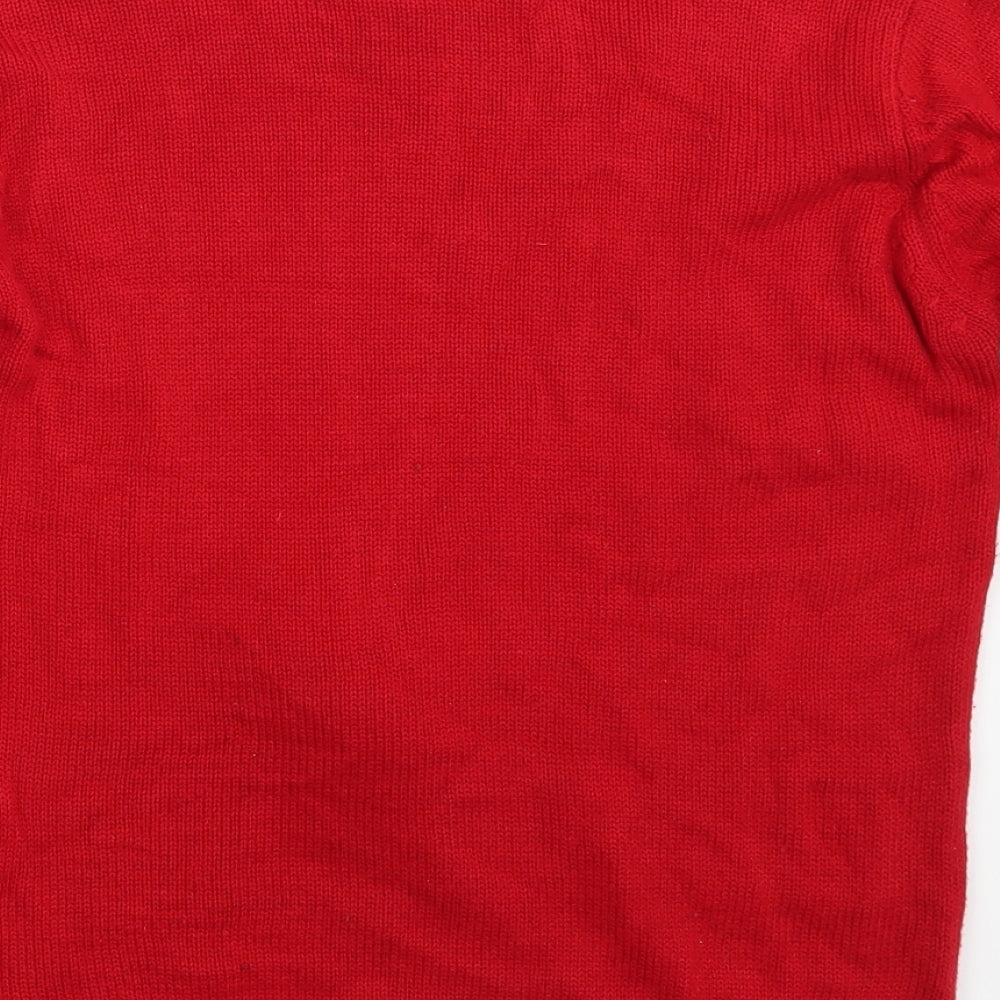 Christmas  Mens Red   Pullover Jumper Size S  - Christmas Jumper