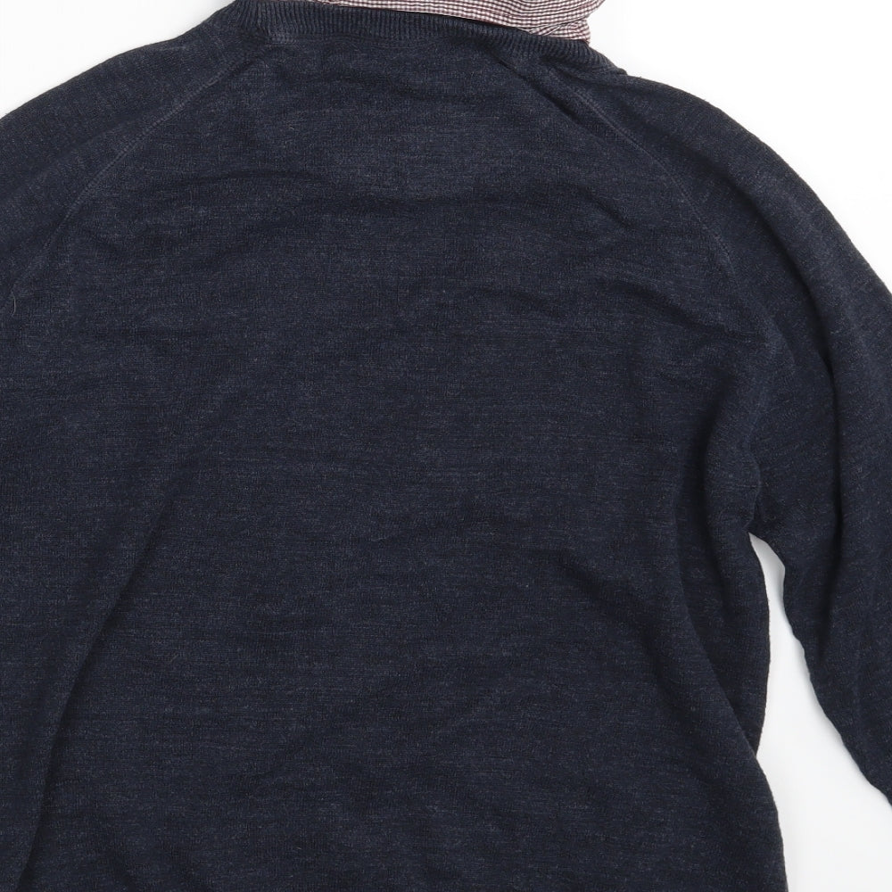 NEXT Mens Blue   Pullover Jumper Size L