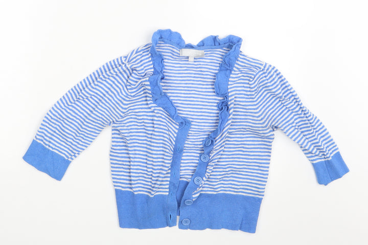 Red Herring Womens Multicoloured Striped Cardigan Jumper Size 12
