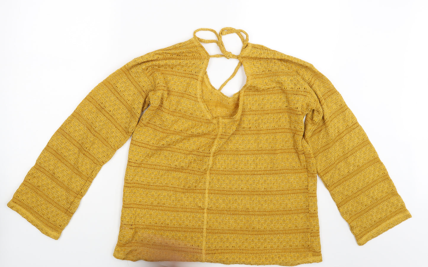 NEXT Womens Yellow   Pullover Jumper Size 16