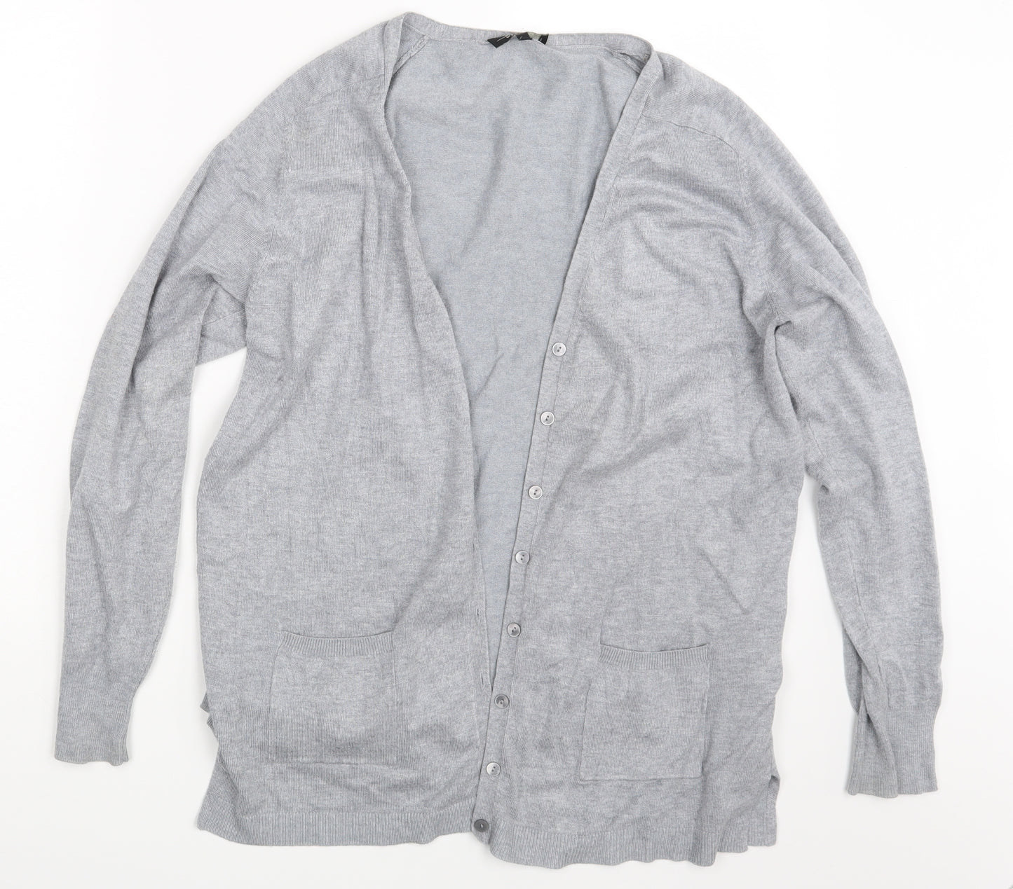 Papaya Womens Grey   Cardigan Jumper Size 18