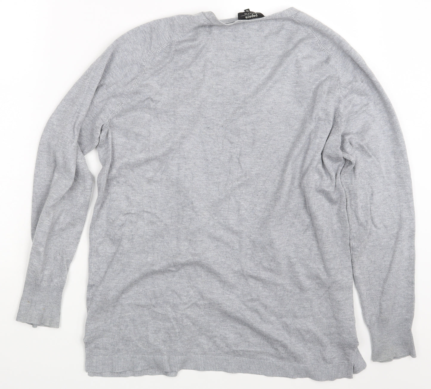 Papaya Womens Grey   Cardigan Jumper Size 18