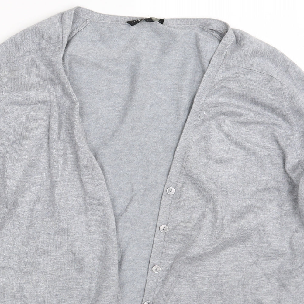 Papaya Womens Grey   Cardigan Jumper Size 18