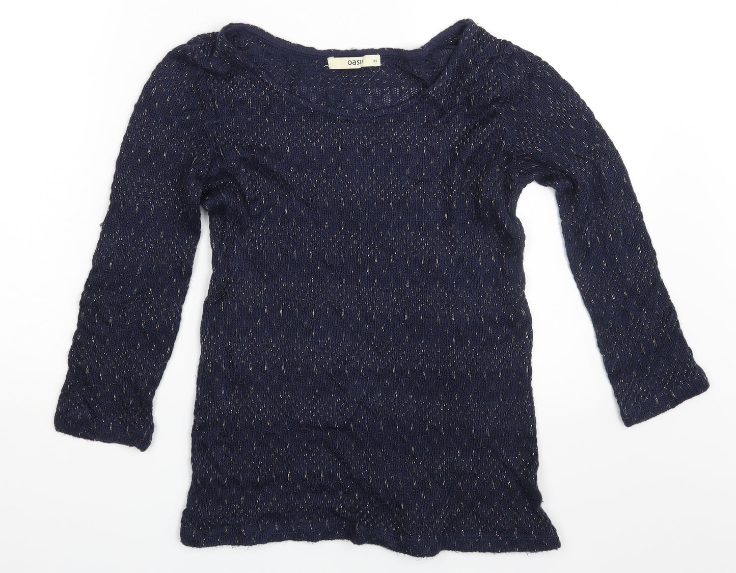 Oasis Womens Blue   Pullover Jumper Size XS
