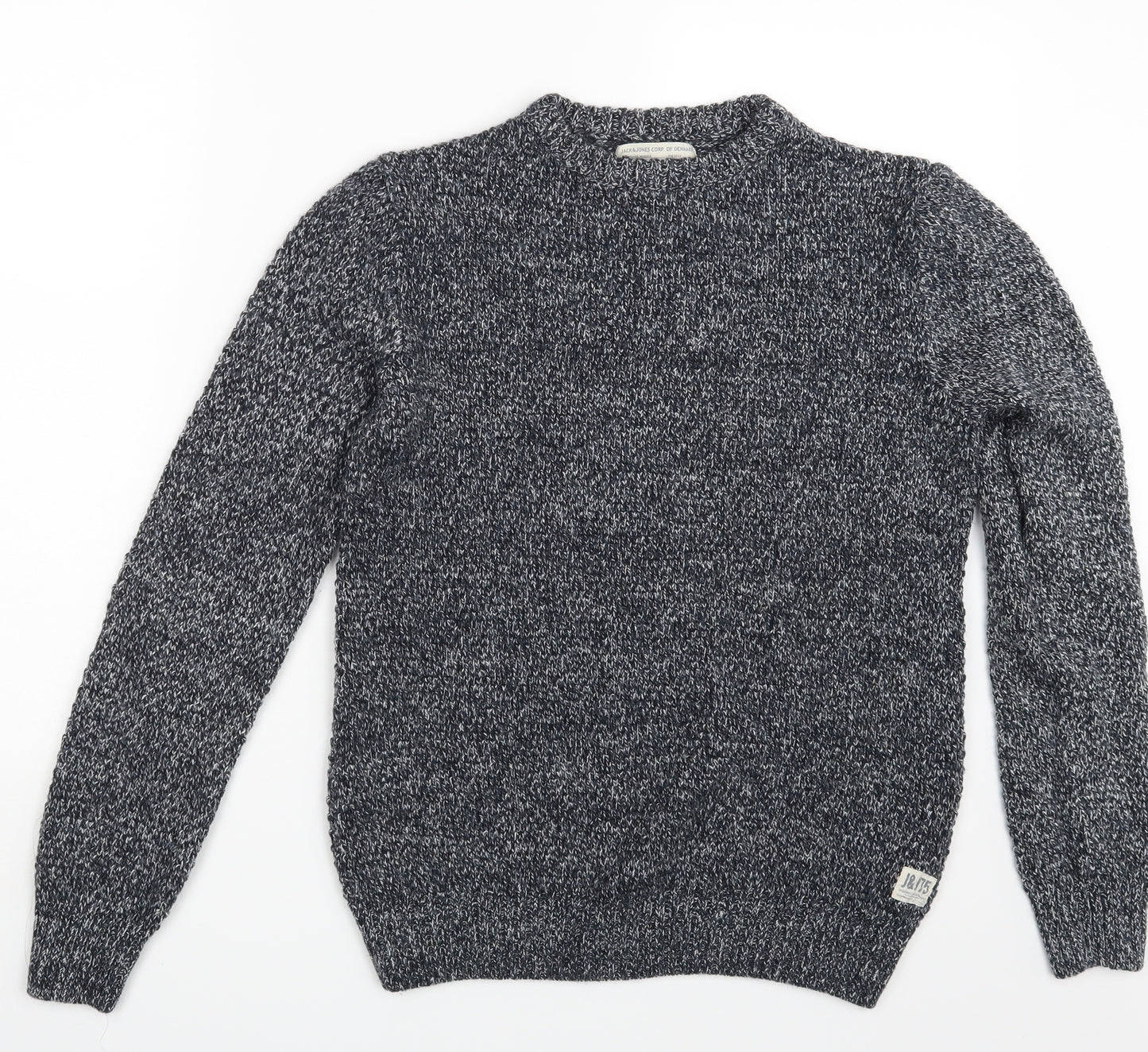 JACK & JONES Mens Grey   Pullover Jumper Size M