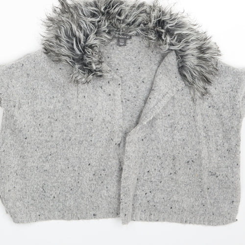 Primark Girls Grey   Cardigan Jumper Size 6-7 Years
