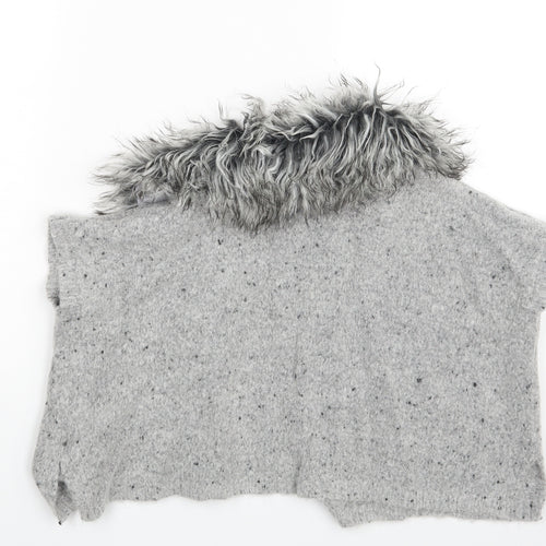 Primark Girls Grey   Cardigan Jumper Size 6-7 Years