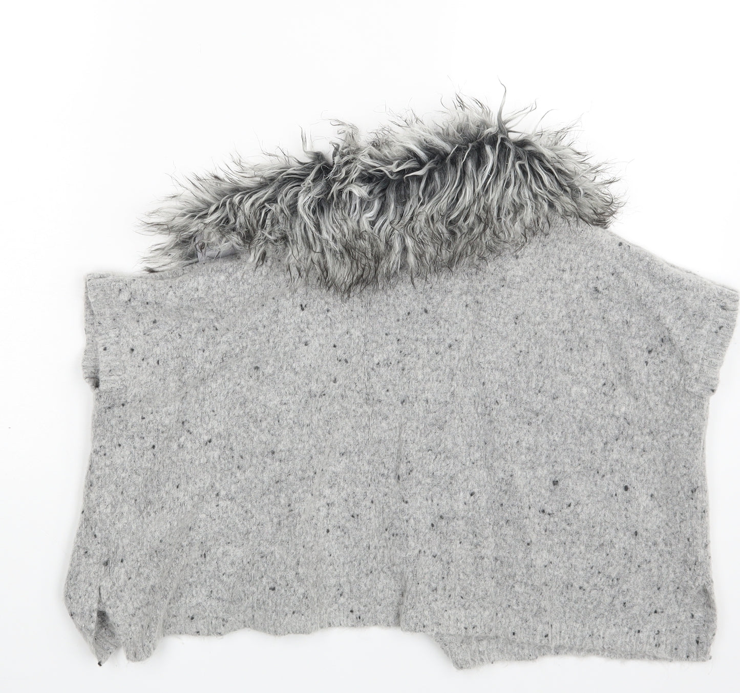 Primark Girls Grey   Cardigan Jumper Size 6-7 Years