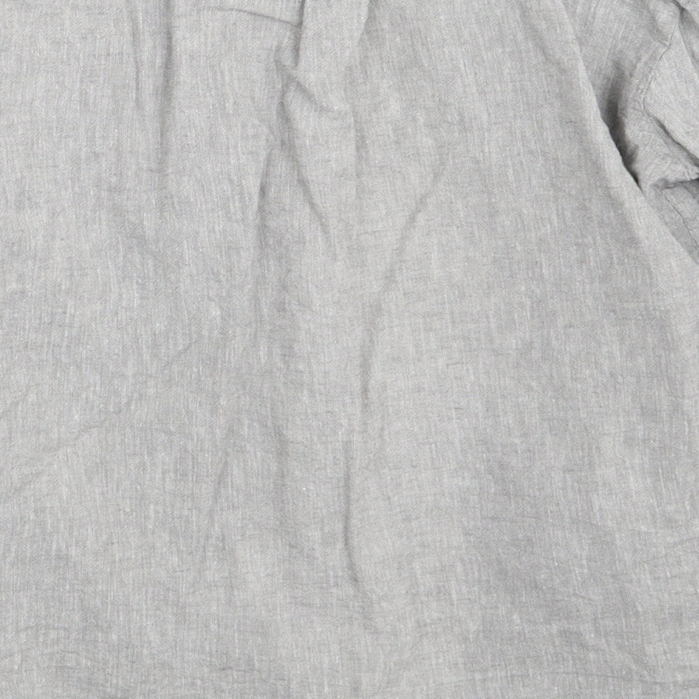 H&M Boys Grey   Basic Button-Up Size 10-11 Years